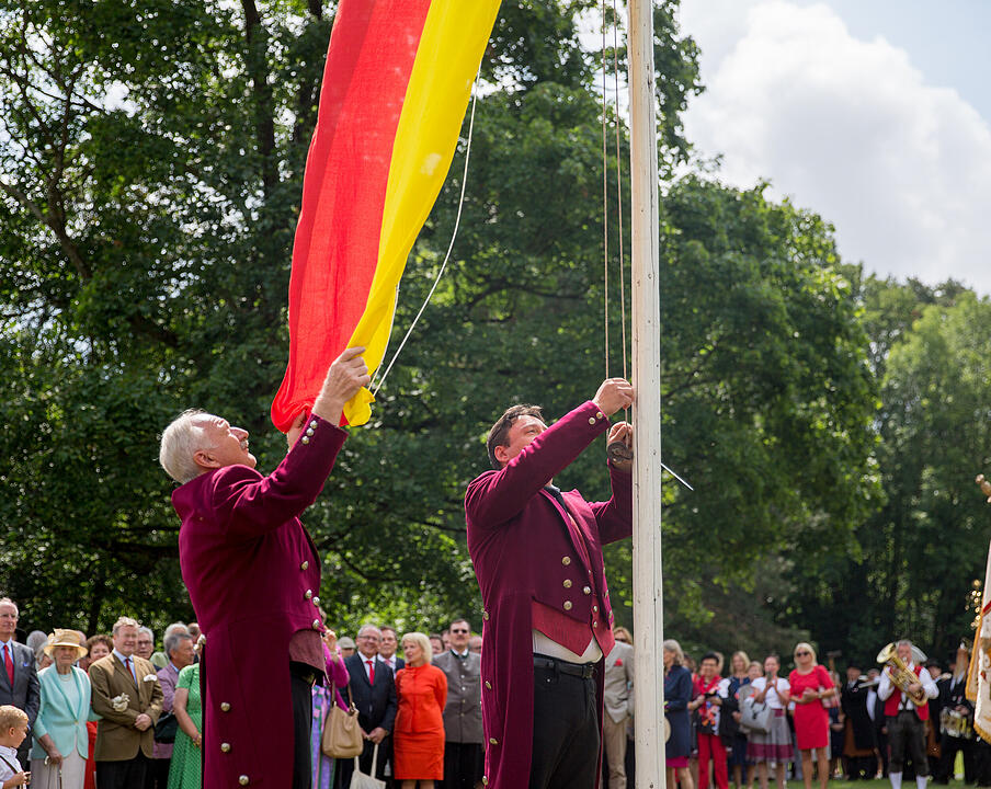 Heimf&uuml;hrung der Braut des F&uuml;rsten Castell-R&uuml;denhausen