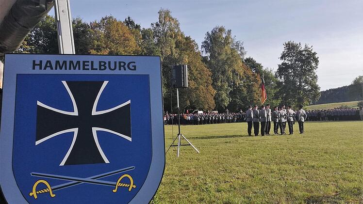 Impression von der letzten öffentlichen Vereidigung Hammelburger Offizieranwärter in Bad Bocklet