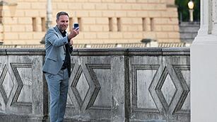 Landtagswahl Mecklenburg-Vorpommern - TV-Studio