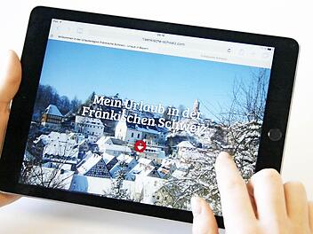 Beim neuen Design der Homepage der Tourismuszentrale Fränkische Schweiz sollen möglichst alle Sinne angesprochen werden.  Foto: Tourismuszentrale
