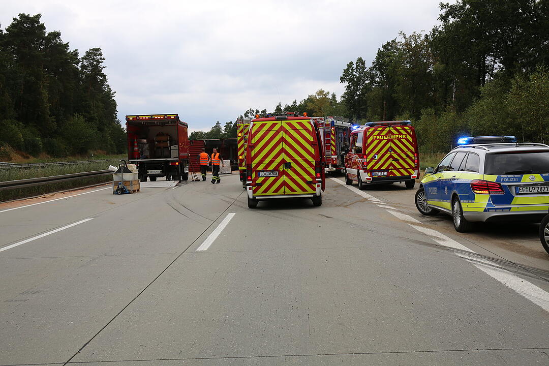 Kulmbacher Lkw legt Verkehr auf der A9 lahm