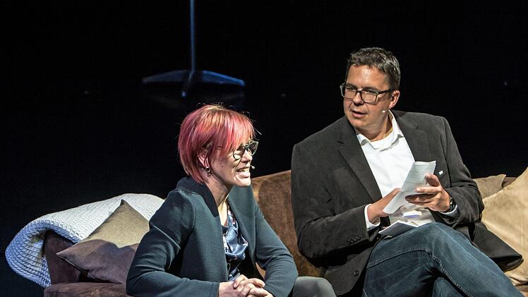 Impressionen vom Benefizabend mit Kati Wilhelm im Coburger LandestheaterFoto: Jochen Berger