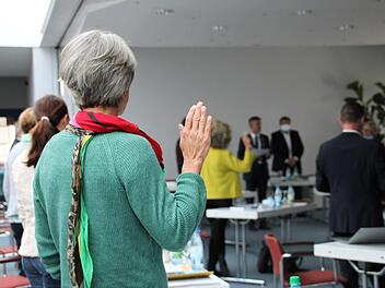 Zwölf neue Stadträte wurden am 12. Mai 2020 in Bad Brückenau vereidigt. Foto: Ulrike Müller