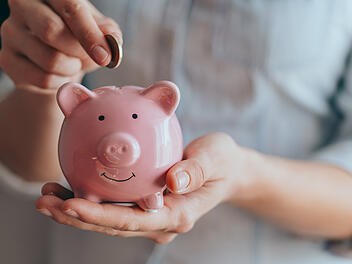 Sparen, Sparschwein, Geld, Inflation