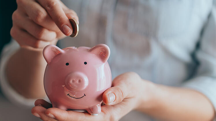 Sparen, Sparschwein, Geld, Inflation