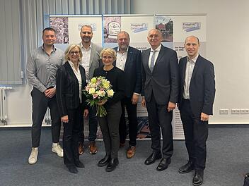 Flugplatz Giebelstadt verabschiedet Geschäftsführerin Annette Barreca Flugplatz Giebelstadt verabschiedet Geschäftsführerin Annette Barreca