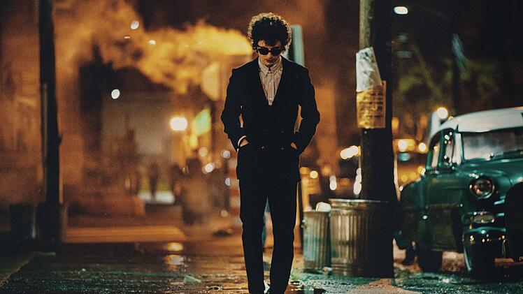 Timothée Chalamet verkörpert in "Like A Complete Unknown" den jungen Bob Dylan.