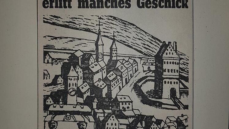 Im Stadtarchiv ist der Großbrand von 1669 der Martinskirche dokumentiert. Repro: Stadtarchiv Forchheim