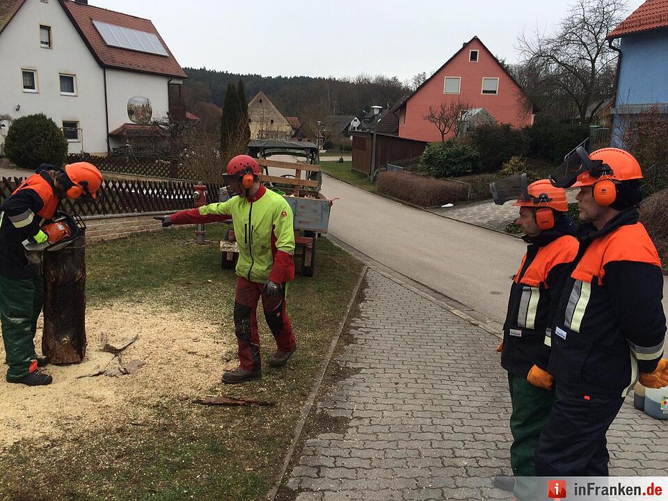 Kettensägenlehrgang bei Feuerwehr Steinbach