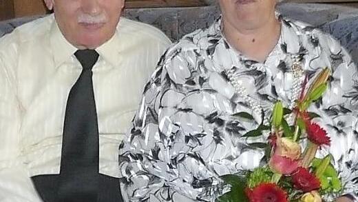 Adam und Margarete Hofmann feiern diamante Hochzeit.  Foto: hl