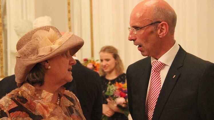 Dr. Kari Kahl-Wolfsjäger und Walter schweinsberg.