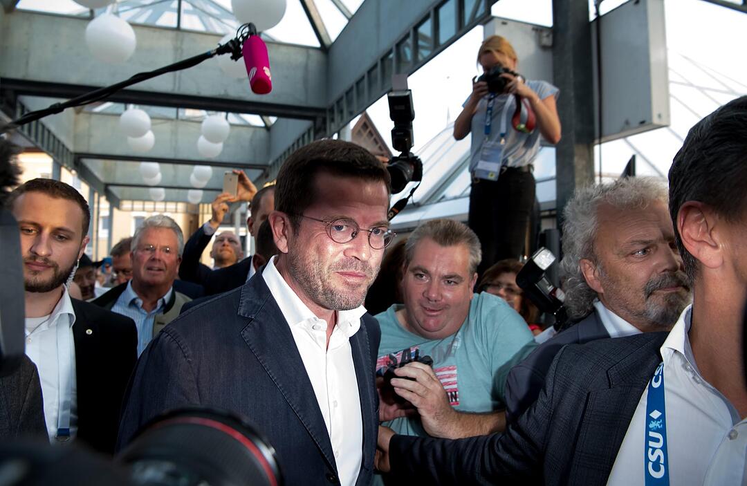 Wahlkampf der CSU - Karl-Theodor zu Guttenberg in Kulmbach