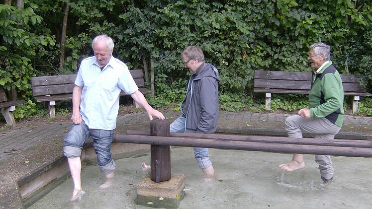 Die Egloffsteiner Kneippanlage lässt keine Wünsche offen. Fotos: Malbrich