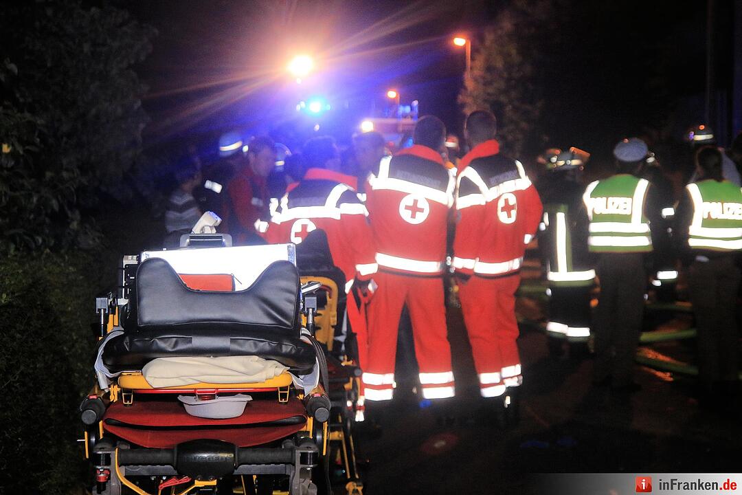 Brand in Mehrfamilienhaus in Memmelsdorf