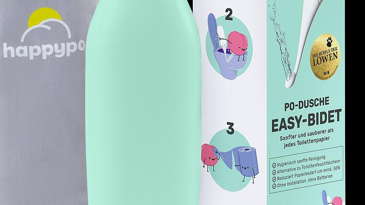 HappyPo aus "Die Höhle der Löwen": mobile Po-Dusche