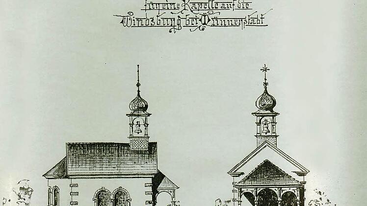 Verspielt waren die Pläne für das Bergkirchlein. Sie liegen heute im Stadtarchiv. Foto: Heike Beudert