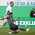 Das Spiel zwischen dem FCN und der SpVgg Greuther Fürth ging am Sonntagnachmittag unentschieden aus. Foto: Nicolas Armer/dpa