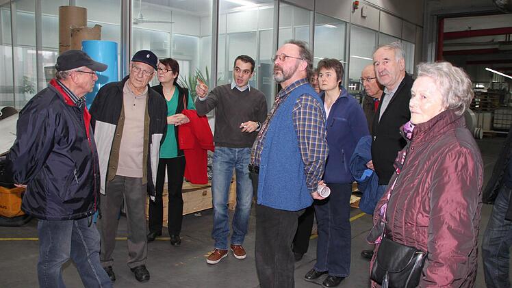 Betriebsführung bei Baumann Druck Foto: Dagmar Besand