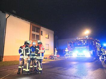 Brand in der Silvesternacht in Strullendorf Foto: Ferdinand Merzbach