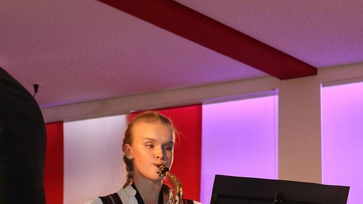 Julia Lerche begeisterte mit ihrem Saxophon-Solo. Foto: Janina Reuter-Schad