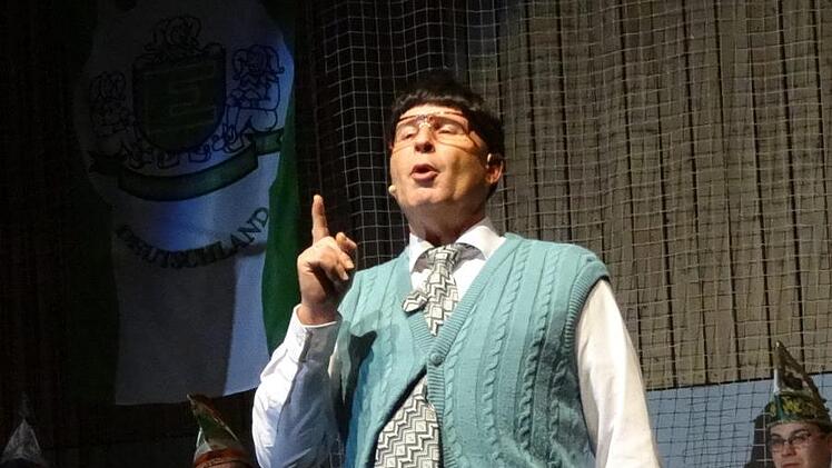 Heinz-Ernst Schmittke (Jürgen Häfner) Oberthulba.Foto: Pierre Strecker