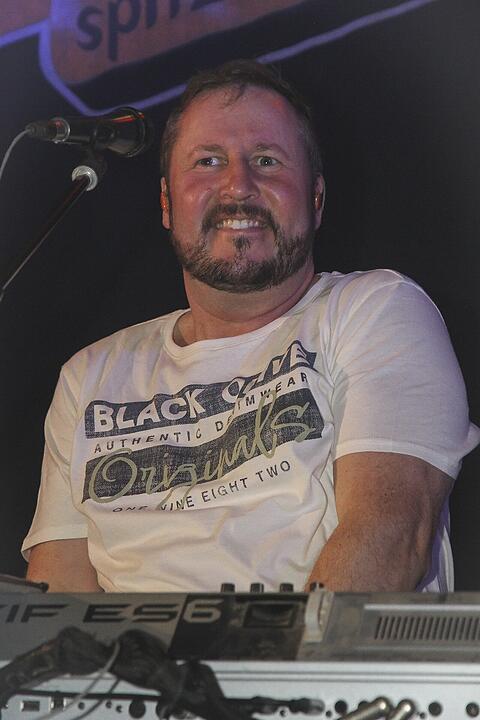 Es spielte die Band "Stoapfälzer-Spitzbuam".