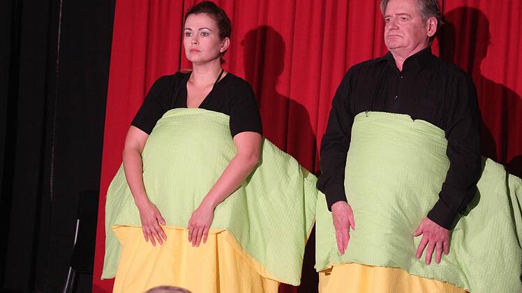 Was passiert, wenn's im Bett nicht klappt - Sonja und Lothar sorgten für Brüller (Foto: Sonja Adam)