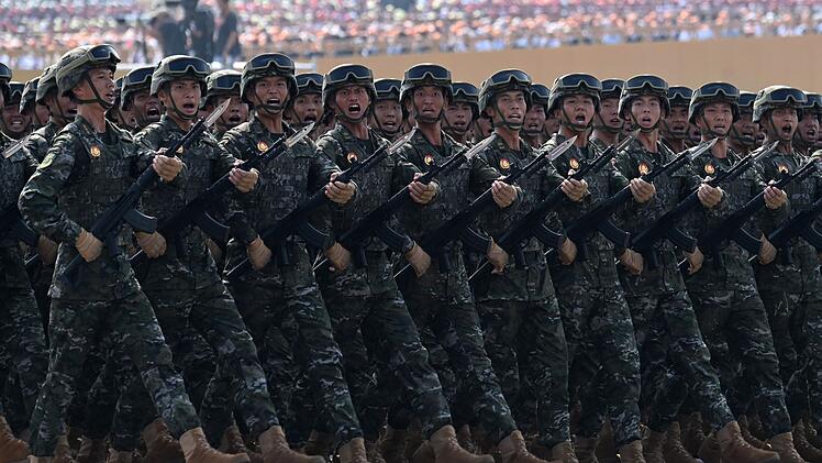 Milit&auml;rparade in Peking