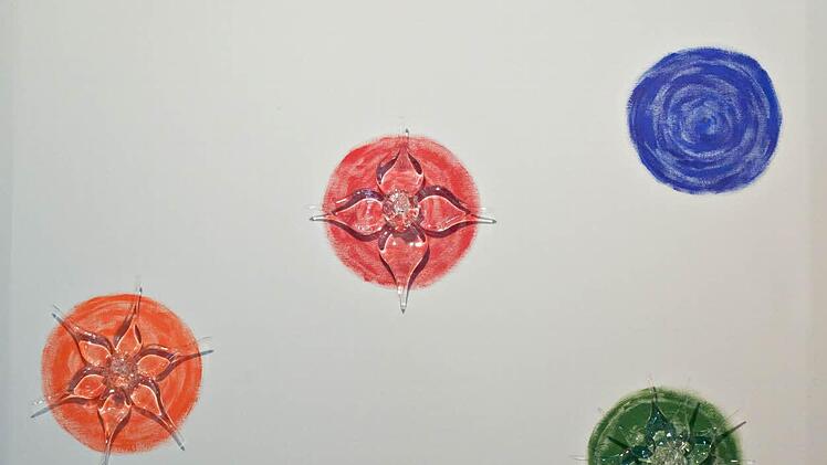 Impressionen vom Lampenglas-Workshop im Glasmuseum Rosenau: "Bewusst sein" von Rebekka GutgesellFoto: Jochen Berger