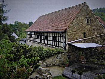 Die Remise ist das einzige Fachwerkhaus mit einem Kellergewölbe in Marktschorgast. Werner Reißaus