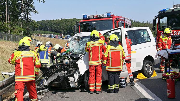 A3 bei Bischbrunn - Verkehrsunfall am 26.06.2023