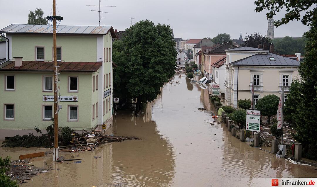 Überschwemmungen in Niederbayern
