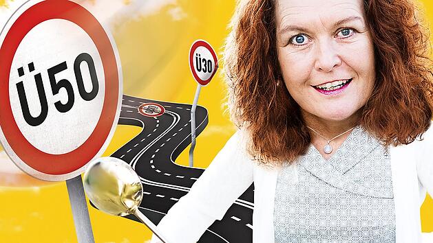 Annette von Bamberg präsentiert ihr neues Kabarettprogramm "Es gibt ein Leben über 50 - jedenfalls für Frauen" am Freitag, 13. August, im Garten der Kultur.werk.stadt in Neustadt.