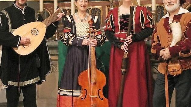 Das Ensemble "Capella Fontegara" aus L&uuml;nen musiziert am 26. M&auml;rz um 17 Uhr in der Trebgaster St.-Johannes-Kirche. Foto: privat