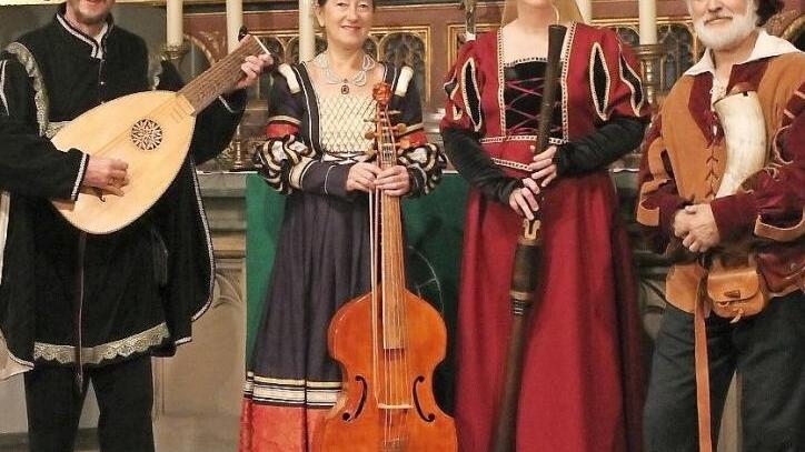 Das Ensemble "Capella Fontegara" aus Lünen musiziert am 26. März um 17 Uhr in der Trebgaster St.-Johannes-Kirche. Foto: privat