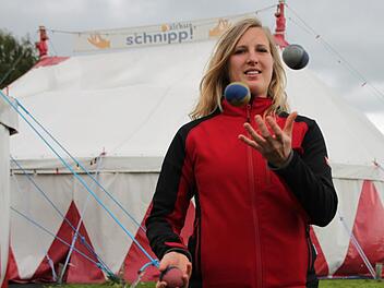 Zirkustrainerin Inga Lusche machte ein Praktikum in Costa Rica. Foto: Ulrike Müller