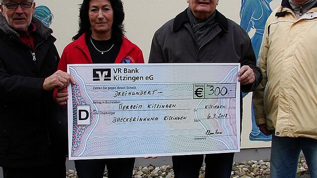 B&auml;cker spenden f&uuml;r das Tierheim