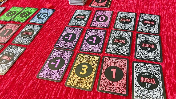 Allegra im Test - Starkes fränkisches Karten-Optimierspiel