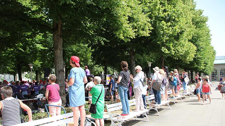 Impression vom Flashmob. Foto: Johannes Schlereth