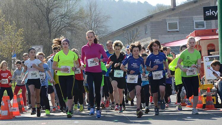 Start beim Mini-Marathon.