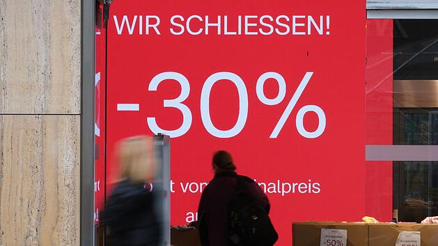 Gesch&auml;ftsschlie&szlig;ung im Einzelhandel