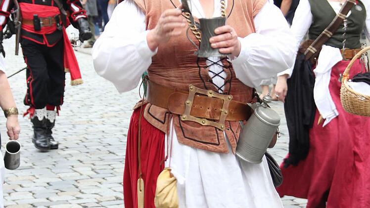 Historischer Festzug durch Kronach. Foto: Marco Meißner