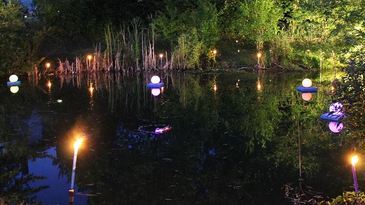 Ein tolles Ambiente bot am Samstag der "See in Flammen".
