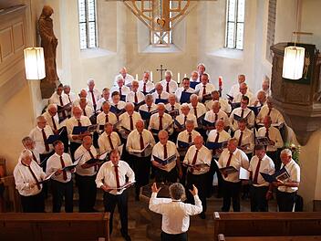 Der Holland Christian Male Choir in der Kronacher Christuskirche  Foto: Nicole Julien-Mann