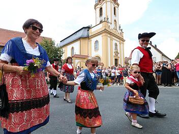 Der Festzug in Pretzfeld Foto: Andreas Hofbauer