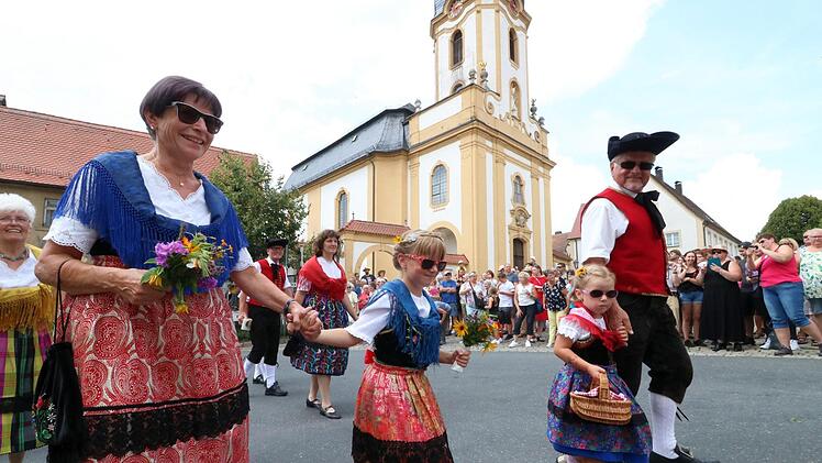 Der Festzug in Pretzfeld Foto: Andreas Hofbauer
