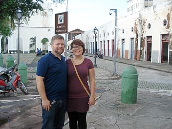 Pfarrer Hannes und Vikarin Andrea Kühn in Sao Luis Foto: privat