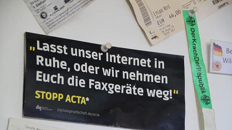 Auszug aus Wildenauers persönlicher Wall of Memory Foto: Ulrike Müller