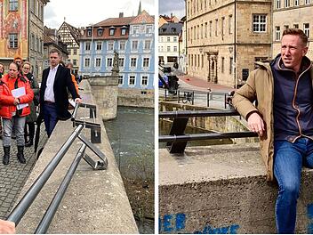 Untere Brücke in Bamberg: Entscheidung über Geländer ist gefallen Untere Brücke in Bamberg: Entscheidung über Geländer ist gefallen