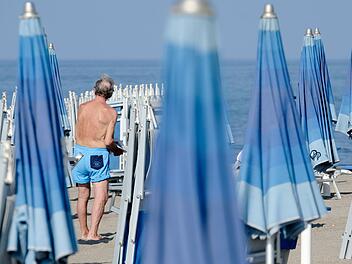 Strandbad in Italien